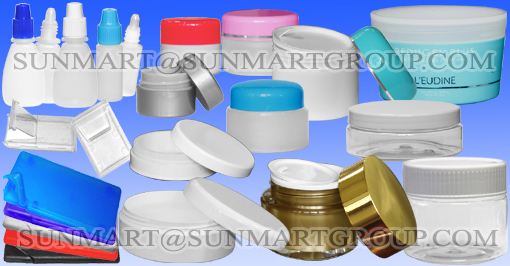 Plastic Containers, Drops, Fans,Jars
