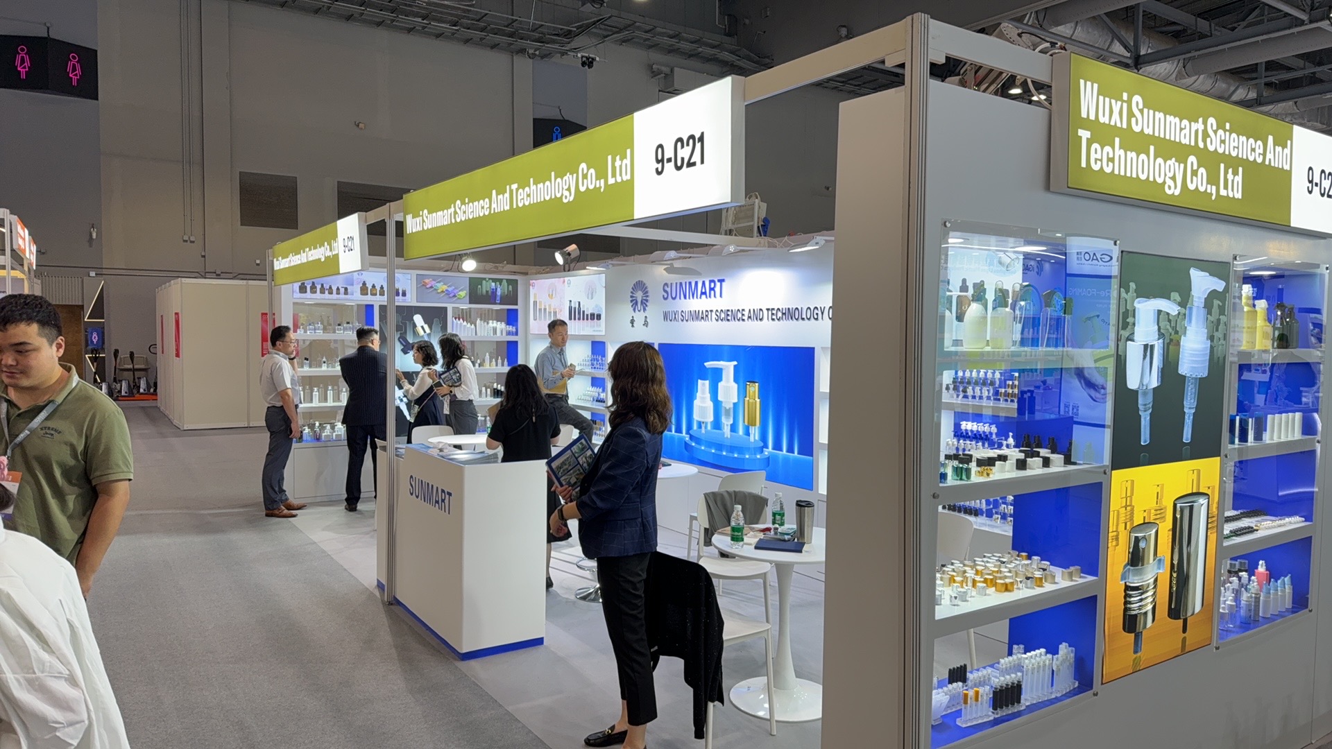 Sunmart Group stand at COSMOPROF Asia, Hong Kong, China